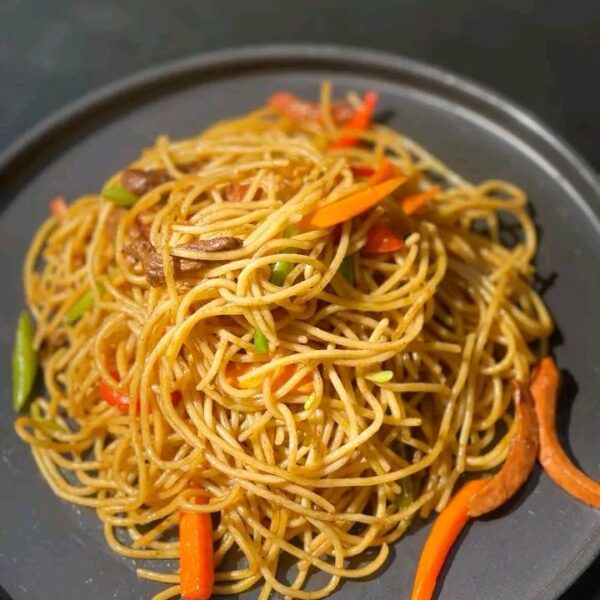 Jollof Spaghetti