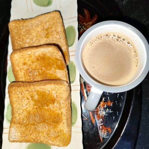 Toast bread and Tea