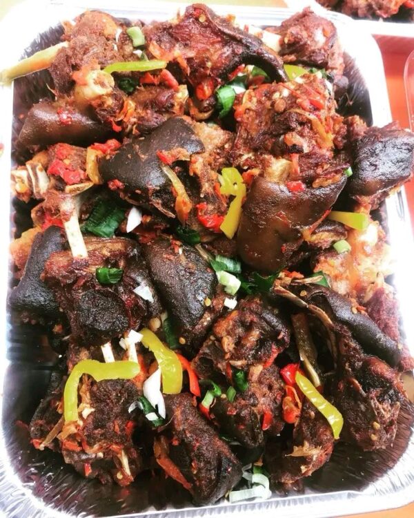 Pepper goat meat