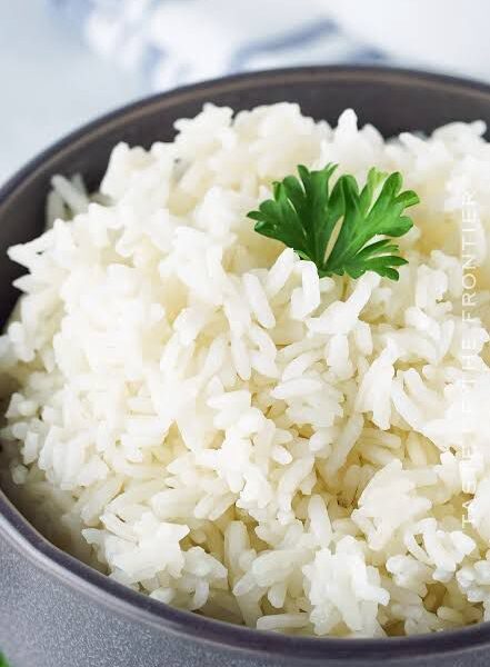 Steam white rice