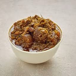 Ofada sauce with boil egg
